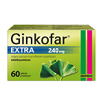 Ginkofar Extra tabletki powlekane wspierające sprawność umysłową, 60 szt.