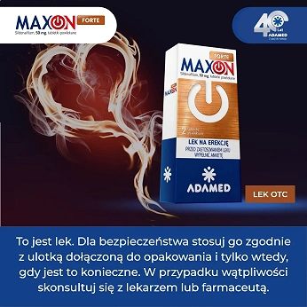 Maxon Forte, tabletki na erekcję, 2 szt.