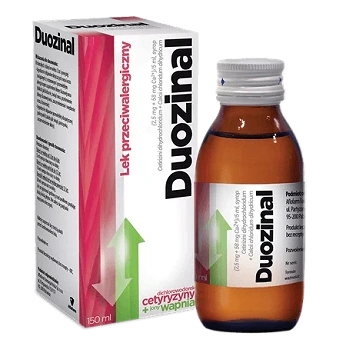 Duozinal, syrop o działaniu przeciwalergicznym 150 ml