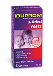 Ibuprom dla Dzieci Forte zawiesina na gorączkę o smaku truskawkowym, butelka 100 ml