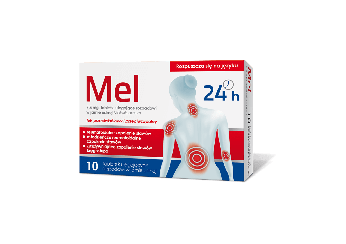 Mel, tabletki przeciwzapalne, przeciwbólowe, przeciwgorączkowe, 10 szt.