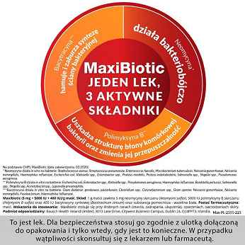 Maxibiotic, maść na drobne ranu i otarcia, 10 sasz.