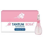 Tantum Rosa roztwór dopochwowy na objawy infekcji i podrażnienia intymne,  5 buteleczek x 140 ml