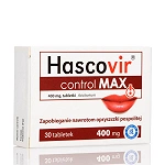 Hascovir Control MAX tabletki stosowane w celu leczenia opryszczki pospolitej, 30 szt.