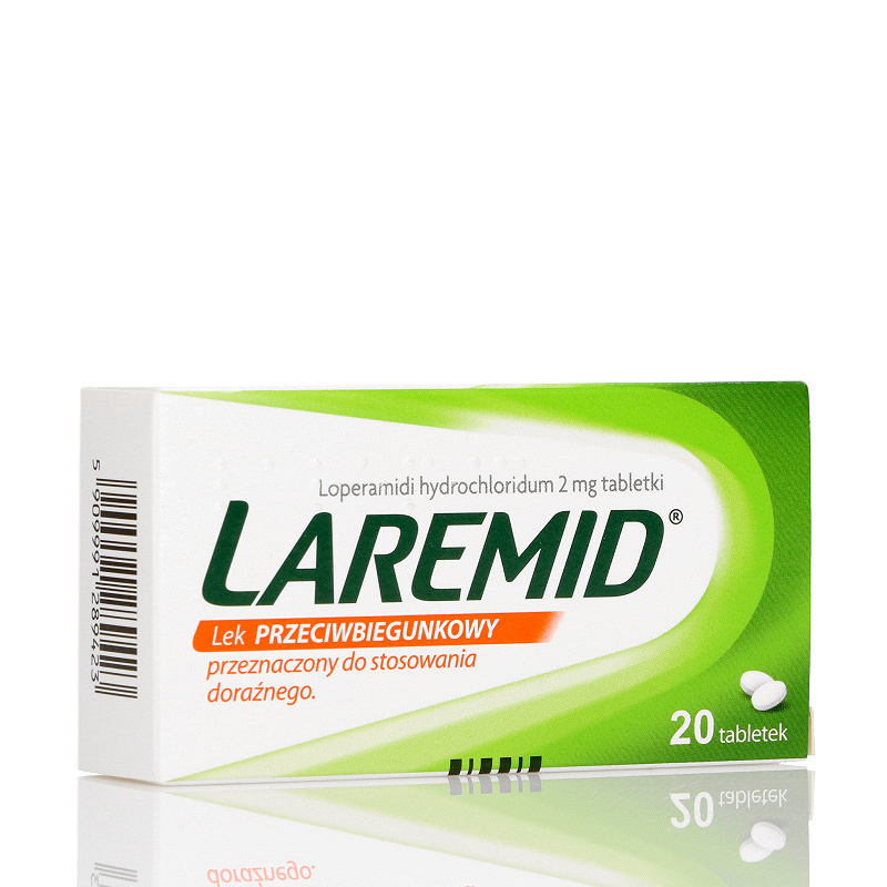 Laremid, tabletki na biegunkę, 20 szt.