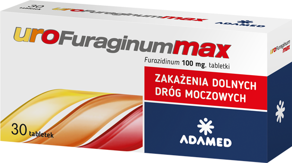 Urofuraginum Max  tabletki na zakażenie dolnych dróg moczowych, 30 szt.