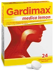 Gardimax Medica lemon tabletki łagodzące dolegliwości związane ze stanem zapalnym jamy ustnej i gardła o smaku cytrynowym, 24 szt.