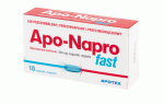 Apo-Napro Fast kapsułki przeciwbólowe przeciwgorączkowe i przeciwzapalne, 10 szt.