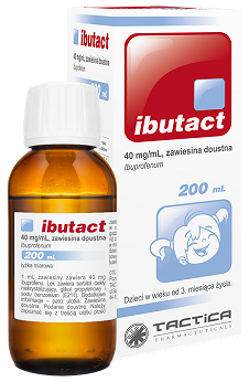 Ibutact , preparat na gorączkę dla dzieci od 3 miesiąca życia, 200 ml