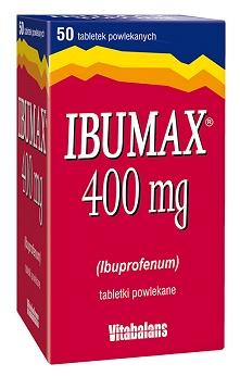 Ibumax 400 mg, 50 tabletek powlekanych