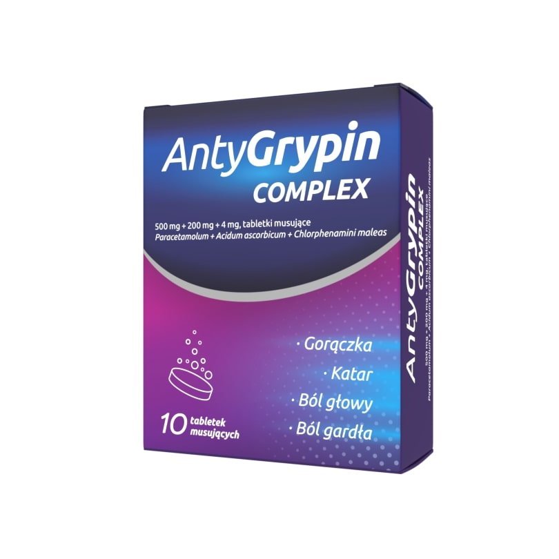 AntyGrypin Complex, 10 tabletek musujących