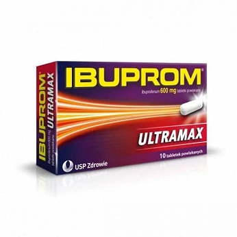 Ibuprom Ultramax , tabletki przeciwbólowe, 10 szt.