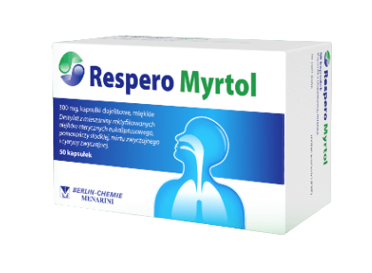 Respero Myrtol kapsułki oczyszczające zatoki, 20 szt.