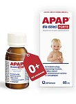 Apap Dla Dzieci Forte zawiesina, smak malinowy, 85 ml