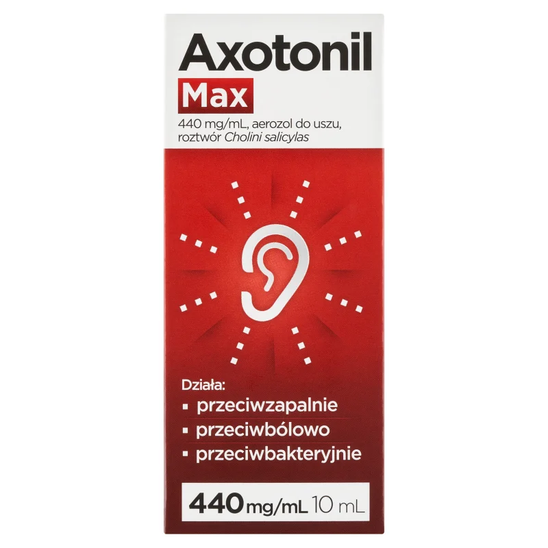 Axotonil Max aerozol do ucha, 10 ml