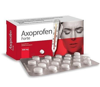 Axoprofen Forte, tabletki przeciwbólowe, przeciwgorączkowe, przeciwzapalne, 50 szt.