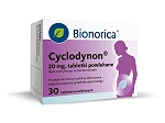 Cyclodynon tabletki na łagodzenie objawów zespołu napięcia przedmiesiączkowego, 30 szt. 