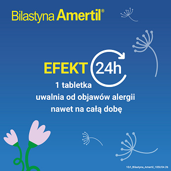 Bilastyna Amertil 20 mg, 10 tabletek