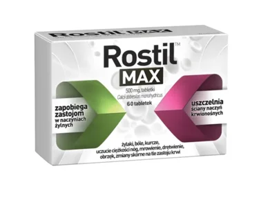 Rostil Max 500 mg, 60 tabletek
