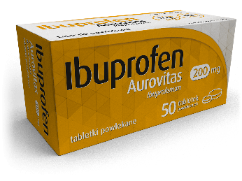 Ibuprofen Aurovitas 200 mg, 50 tabletek powlekanych