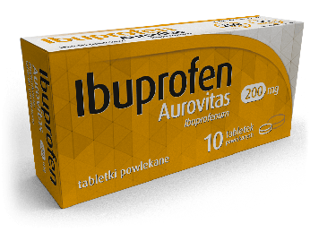 Ibuprofen Aurovitas 200 mg, 10 tabletek powlekanych