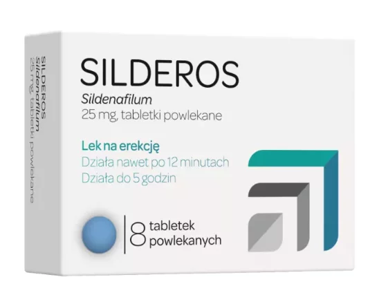Silderos 25 mg tabletki na erekcję, 8 szt.