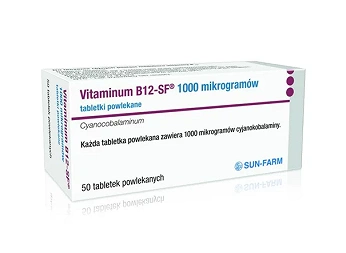 Vitaminum B12-SF, tabletki z witaminą B12, 50 szt.