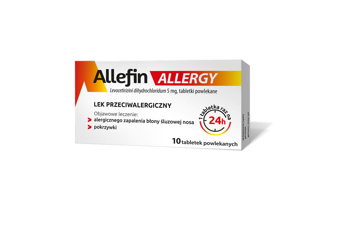 Allefin Allergy 5 mg, 10 tabletek powlekanych