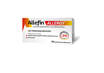 Allefin Allergy 5 mg, 10 tabletek powlekanych