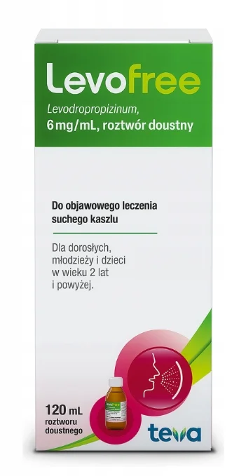 Levofree 6 mg/ml syrop, 120 ml