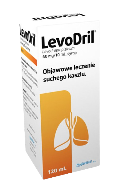 LevoDril 60 mg/10 ml, syrop, 120 ml