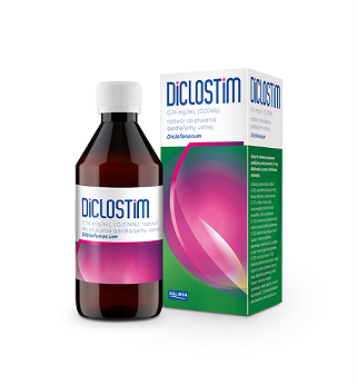 Diclostim, roztworu do płukania jamy ustnej i gardła, 150 ml