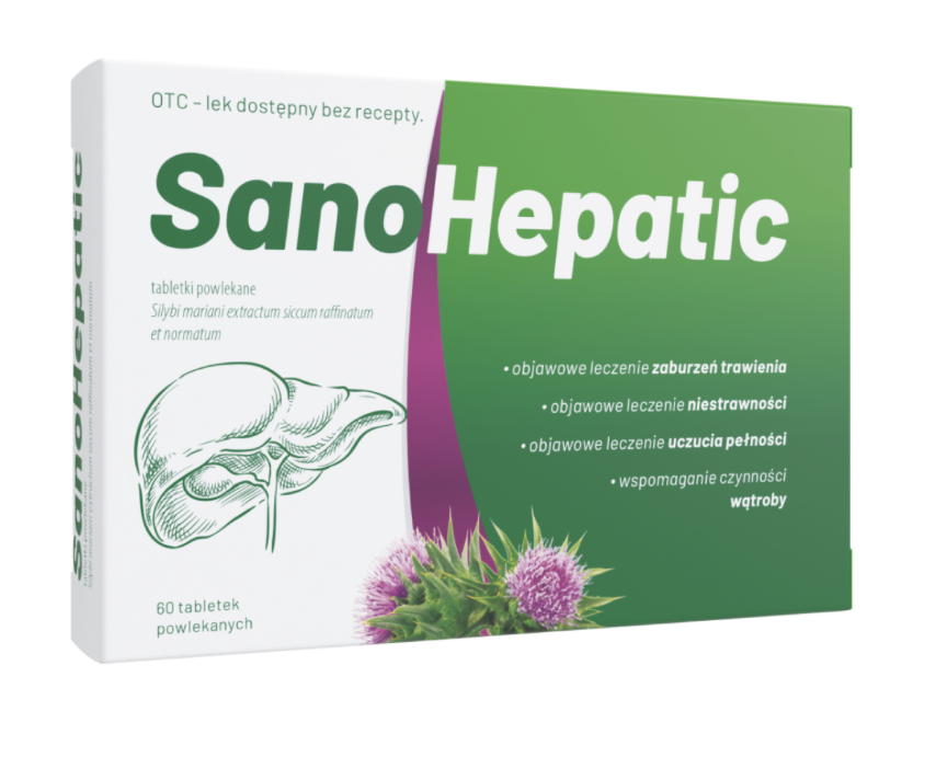 SanoHepatic, 60 tabletek powlekanych