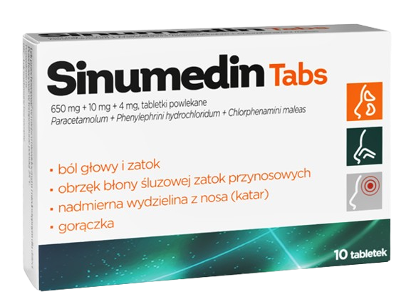 Sinumedin Tabs 10 tabletek