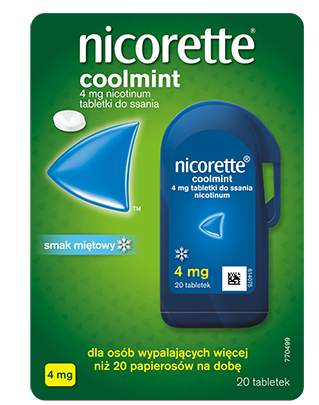 Nicorette Coolmint 4 mg 40 tabletek do ssania