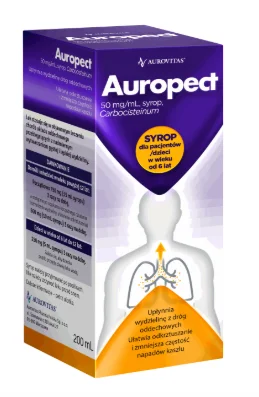 Auropect, 50 mg/ml syrop, 200 ml