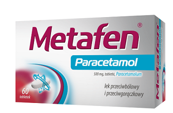 Metafen Paracetamol 500 mg, 60 tabletek