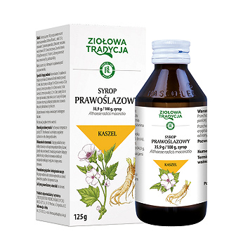 Ziołowa Tradycja, syrop prawoślazowy, 125 g