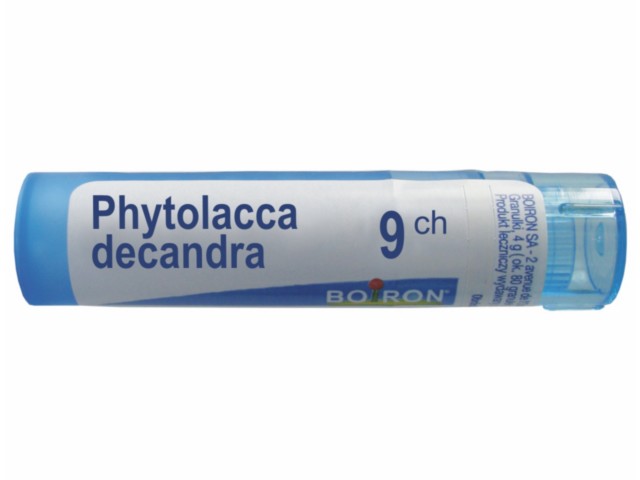 Boiron Phytolacca Decandra 9 CH, granulki, 4 g