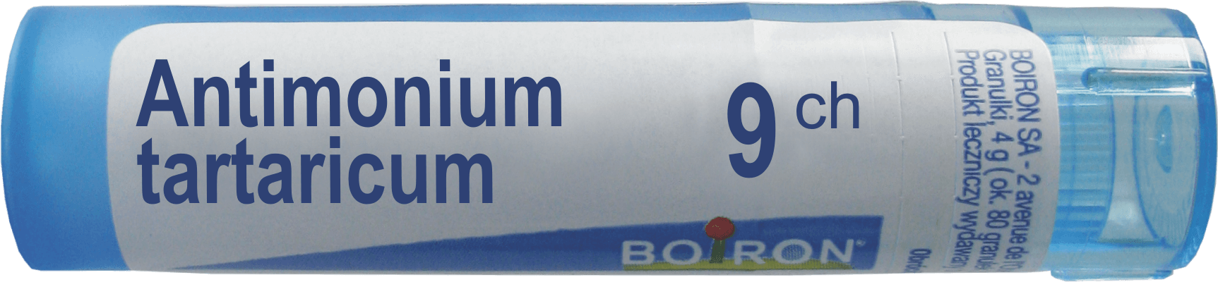 Boiron Antimonium tartaricum 9 CH  granulki, 4 g