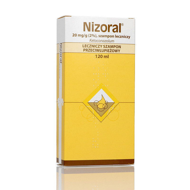 STADA Nizoral, szampon leczniczy zmniejszający łuszczenie i świąd, butelka 120 ml