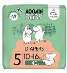 Moomin Baby 5 pieluszki ekologiczne, 10-16 kg, 40 szt.
