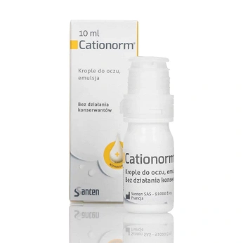 Cationorm, krople łagodzące objawy suchego oka, butelka 10 ml