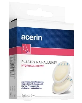 Acerin, plastry na halluksy, 5 szt.