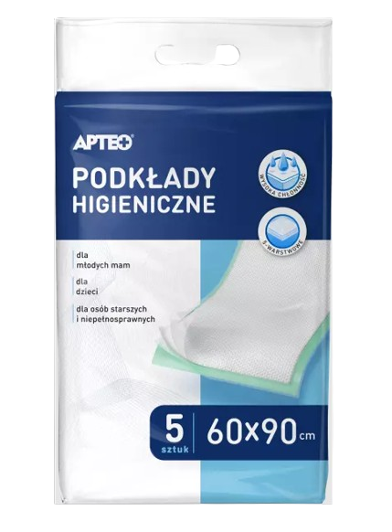 APTEO Podkłady higieniczne, 60cm x 90cm, 5szt.