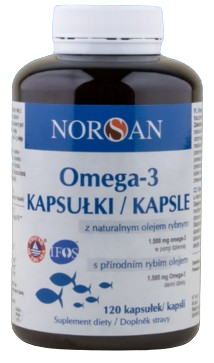 Norsan Omega-3 120 kapsułek
