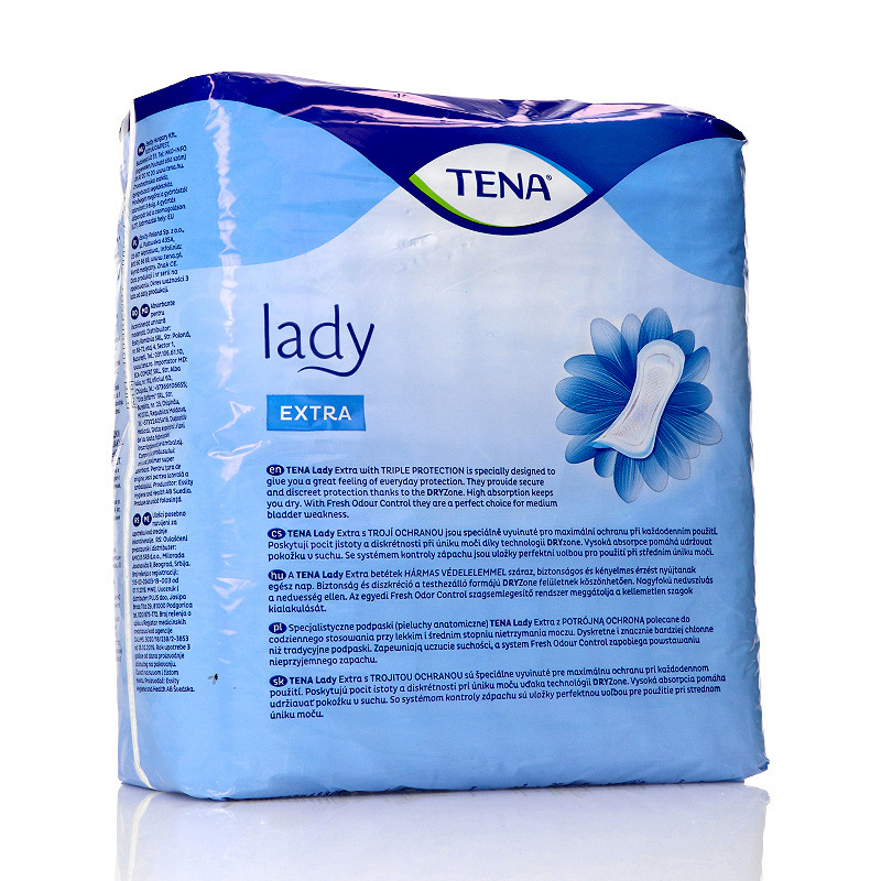 Tena Lady Extra , wkładki anatomiczne na nietrzymanie moczu, 20 szt.