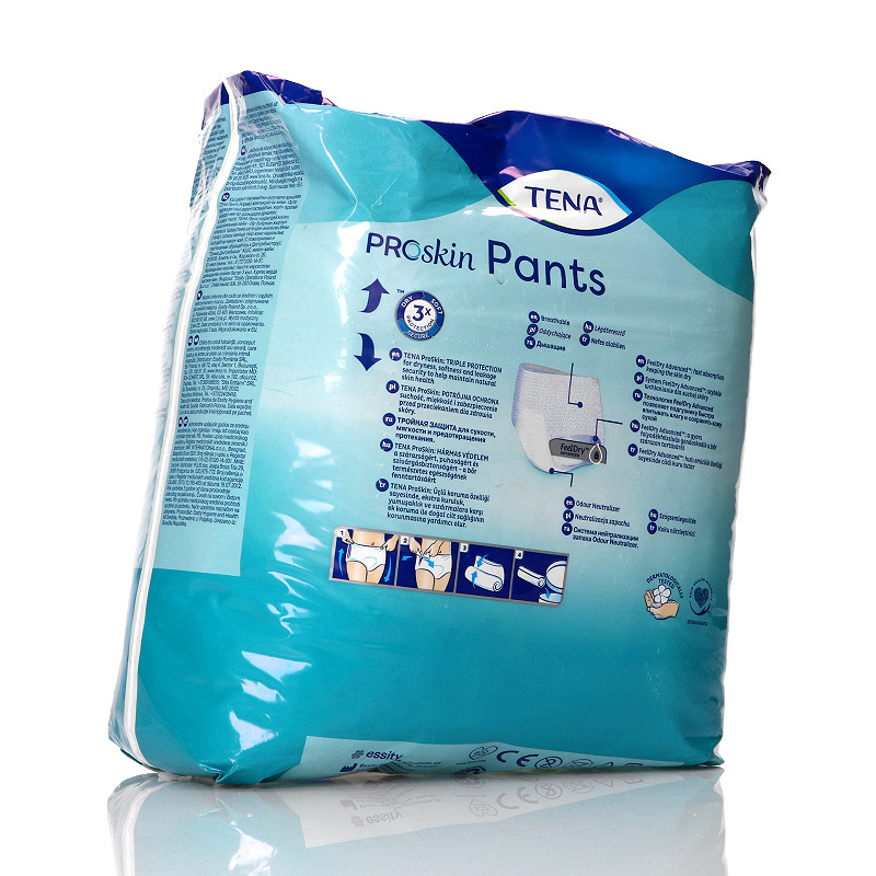 Tena Pants ProSkin Normal , pieluchomajtki na nietrzymanie moczu, rozmiar M, 10 szt.