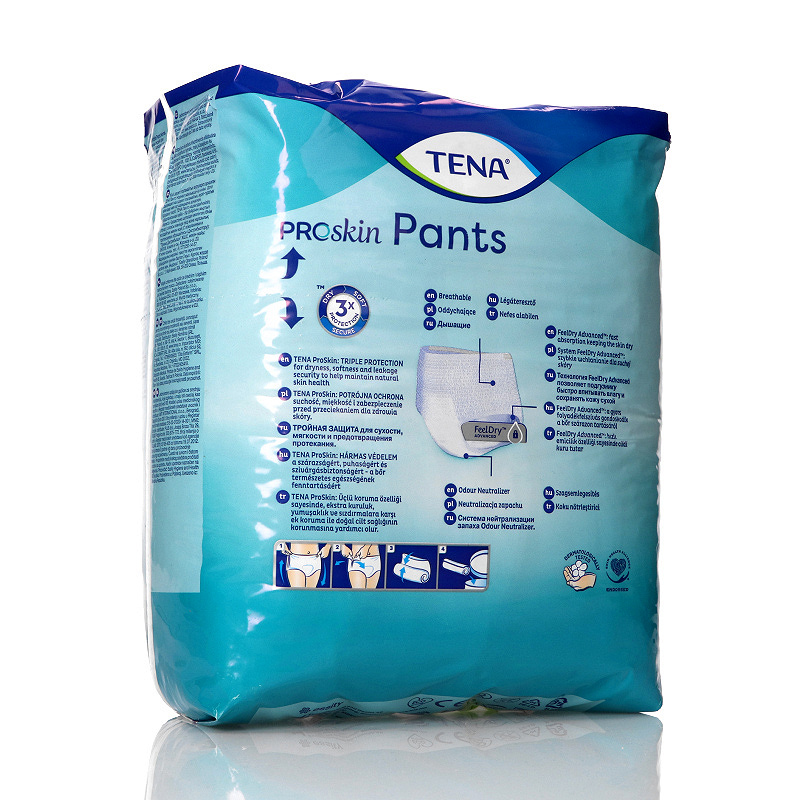 Tena Pants ProSkin Normal , pieluchomajtki na nietrzymanie moczu, rozmiar L, 10 szt.
