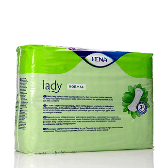Tena Lady Normal , wkładki anatomiczne na nietrzymanie moczu, 30 szt.